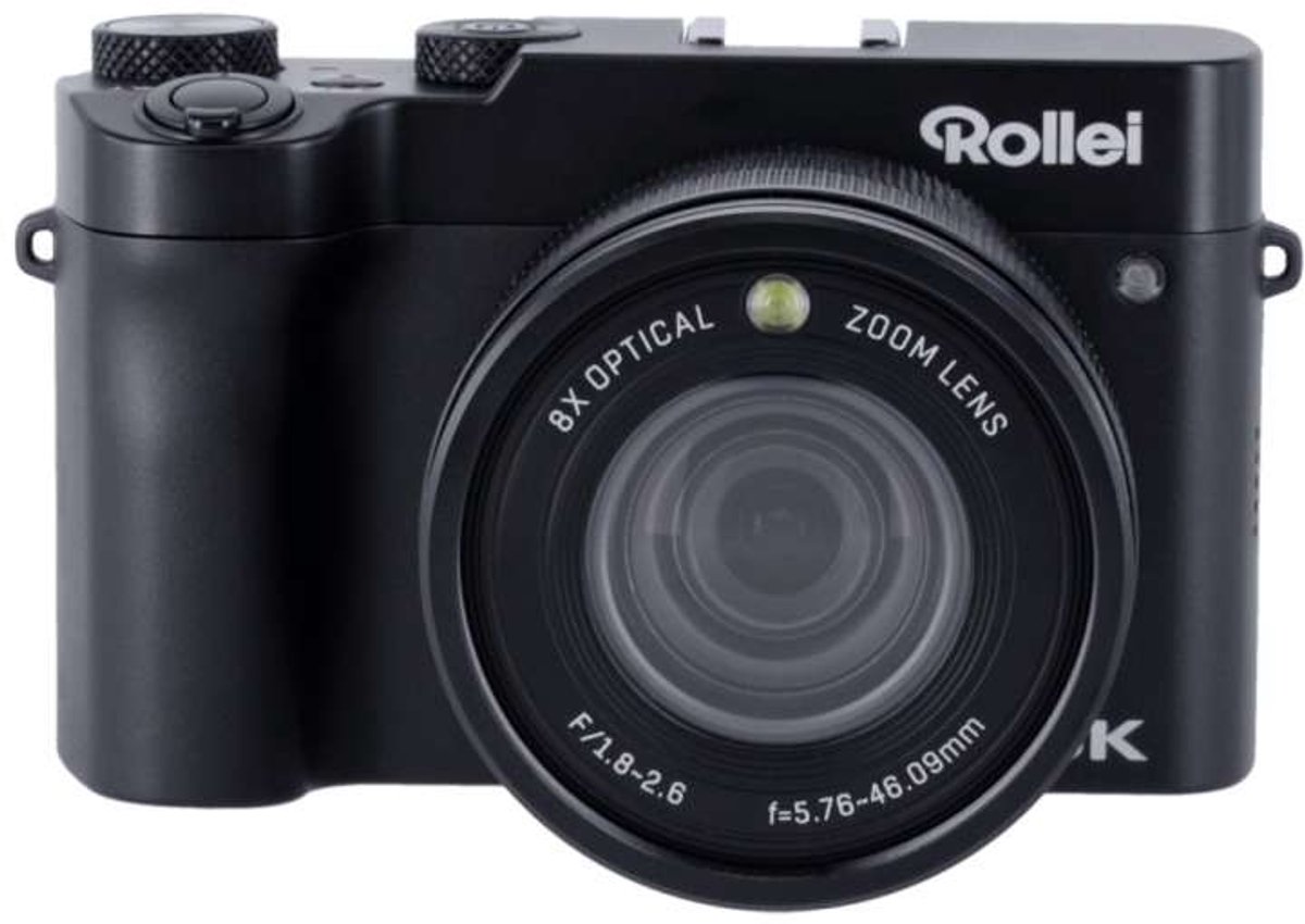 Rollei Powerflex X8 Dual Lens Digitale Compactcamera Met 2 Lenzen Zwart