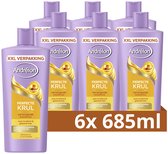 Andrélon Perfecte Krul Shampoo - 6 x 685 ml (4,1 liter) - Voordeelverpakking - Voor krullend en golvend haar