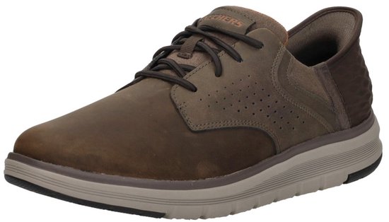 Skechers Slip-Ins : Orell-Yates, Homme, Marron, Baskets pour femmes, pointure : 45