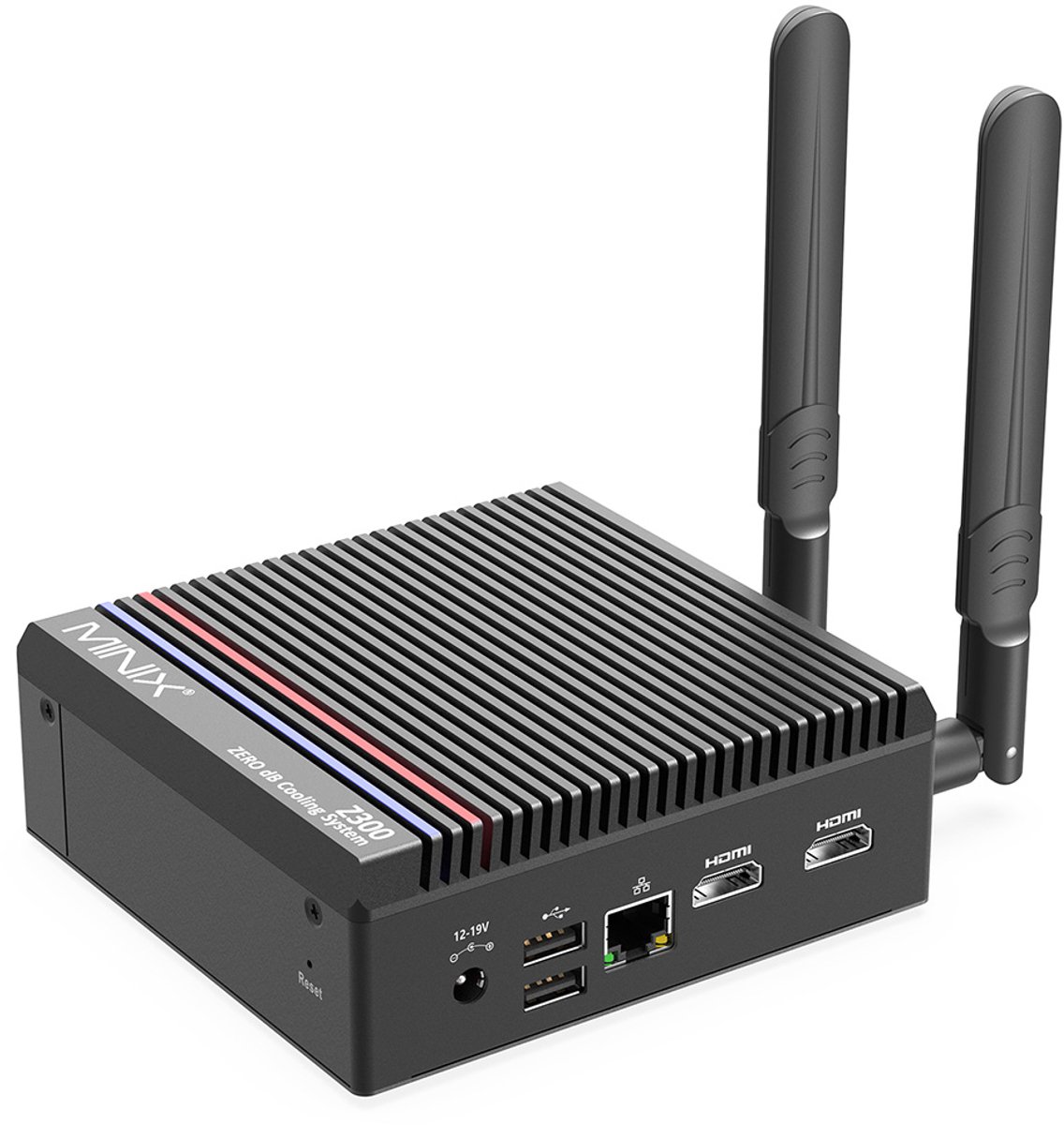 Minix Mini-PC (HTPC) NEO Z300 ZERO db Intel® Core™ i3 N300 3.80 GHz 16 GB RAM 512 GB SSD Intel UHD Graphics Win 11 Pro
