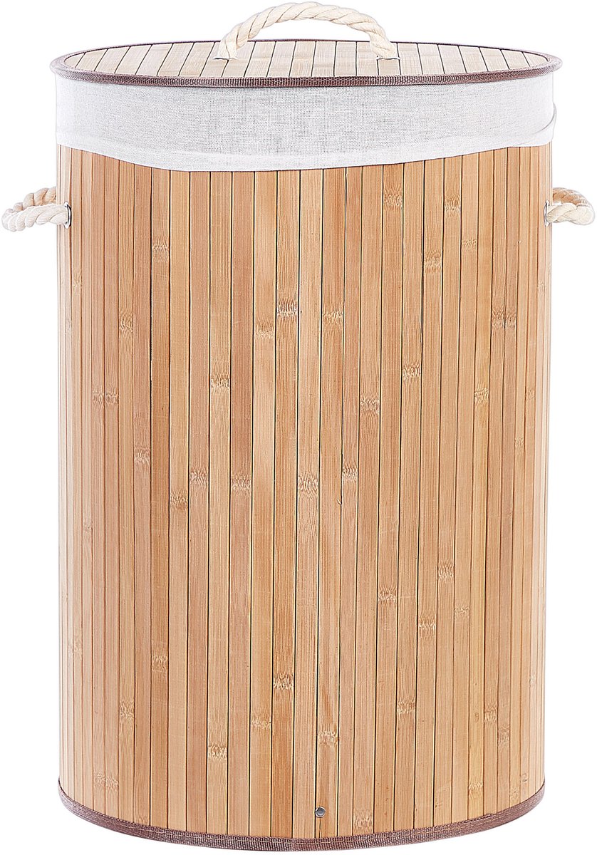 Goedkoopste Mand SANNAR Bamboehout Lichtbruin