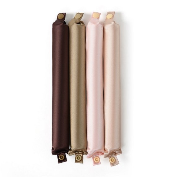 Foto: 4 pack zachte papillotes haarrollers om het haar s nachts te krullen
