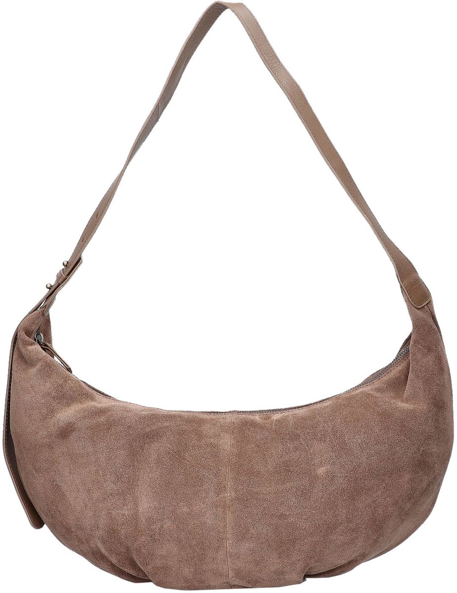 DSTRCT Portland Road Medium Schoudertas Dames - Leer - Taupe