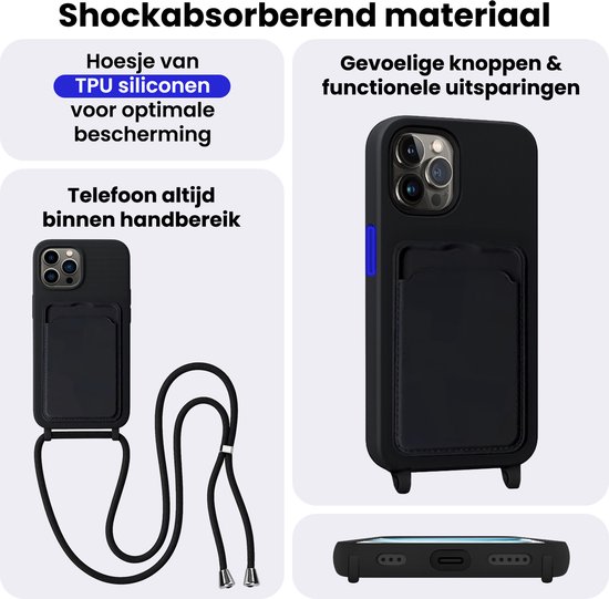 SELENCIA Selencia Universeel telefoonkoord - Zwart Phone - Cords SELENCIA Selencia Universeel telefoonkoord - Zwart Phone - Cords