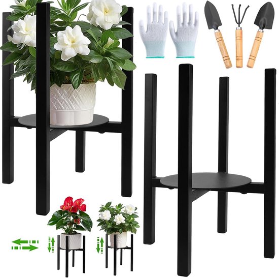 Bamboe plantenstandaard 3 niveaus opvouwbaar rek voor thuis terras balkon tuin natuurlijk hout bloempot houder plank (39,4 /100 cm Bamboe plantenstandaard 3 niveaus opvouwbaar rek voor thuis terras balkon tuin natuurlijk hout bloempot houder plank (39,4 /100 cm