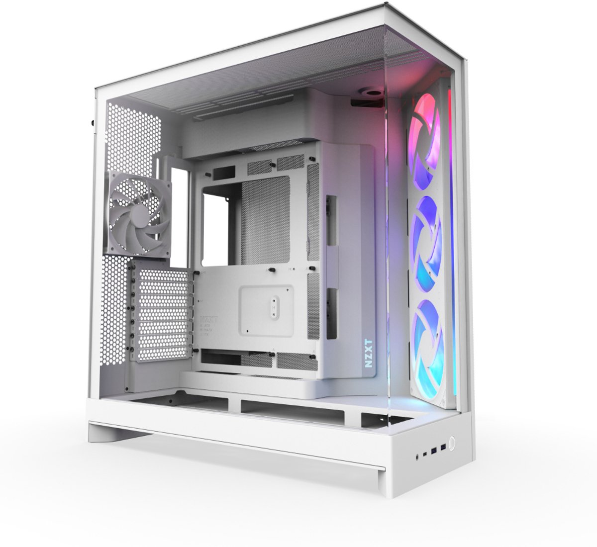 NZXT H9 Flow RGB midi tower behuizing