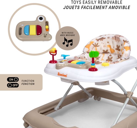 Baninni Loopstoel Dino Beige van Baninni — afbeelding 2