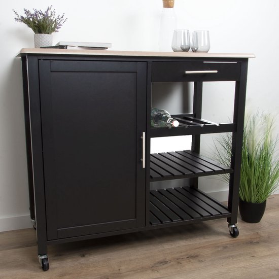 Milton & Oldbrook Desserte de Cuisine Graz Zwart