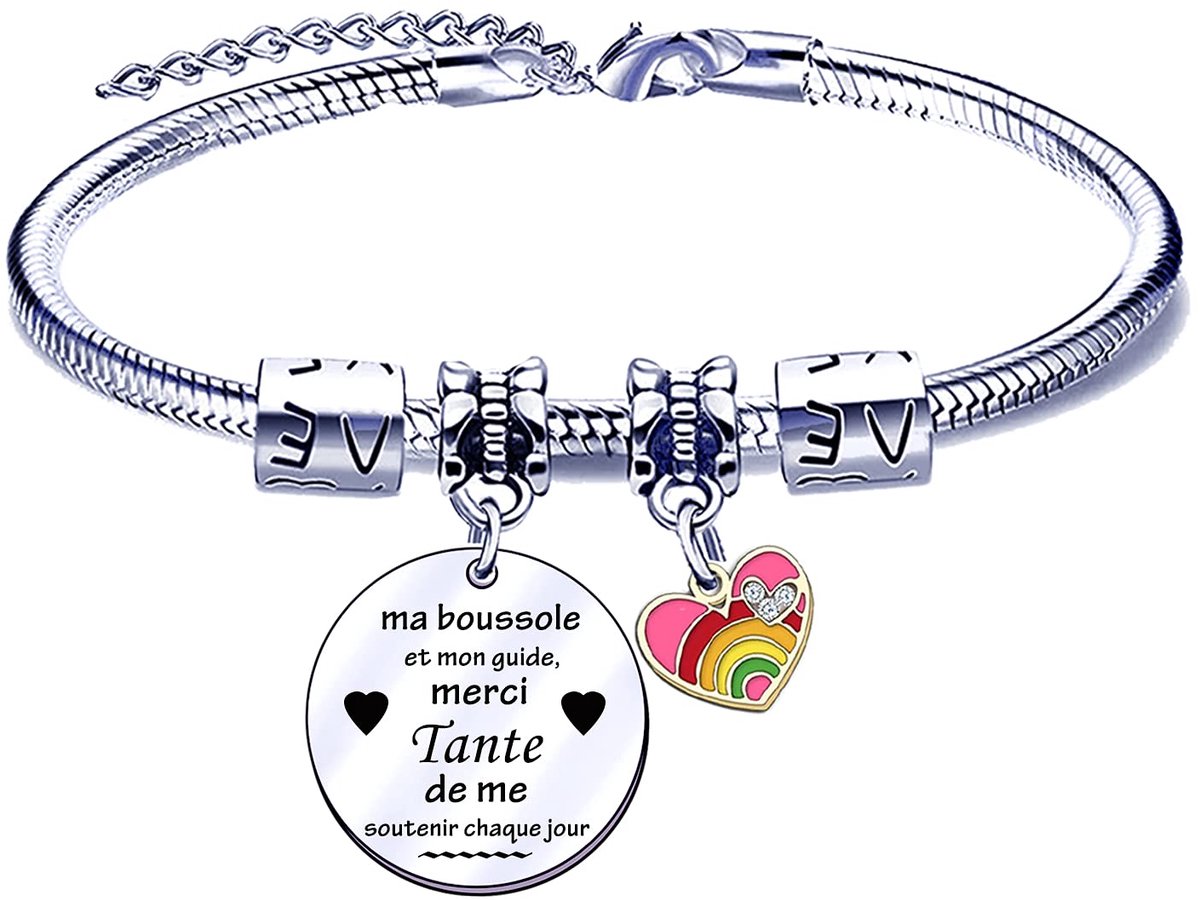 Damesarmband - Bedelarmband - Metaal - 17 cm
