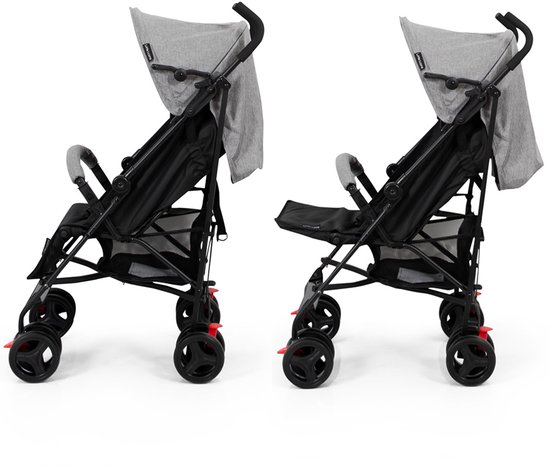 Little World Multi Standen Buggy Winston Grijs — afbeelding 2