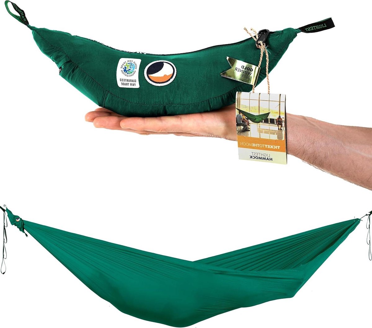 Lightest Forest Green Hammock (PVC-free)