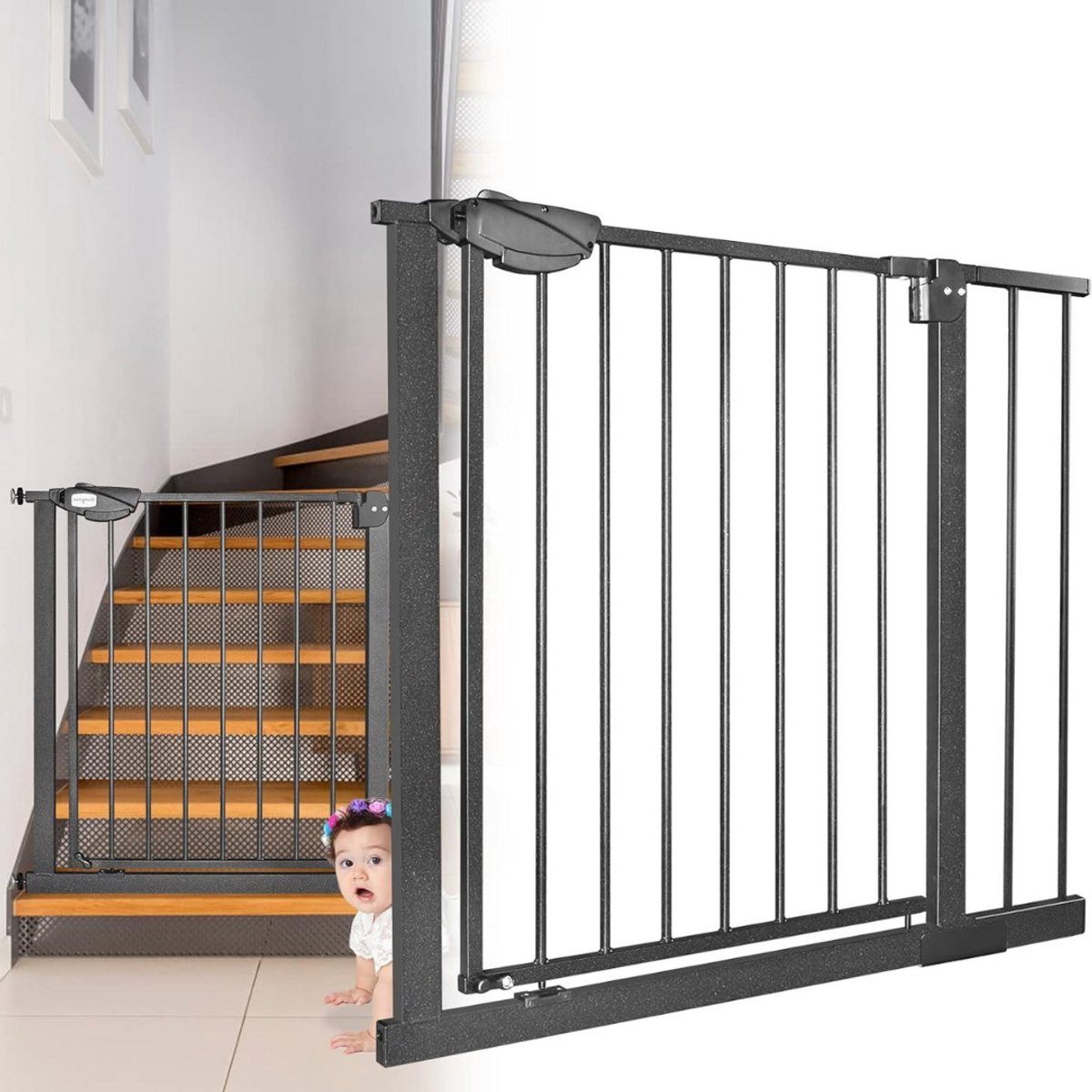 Y-spindel drukschroeven voor traphekwerk M10 Baby Gate Screw Bolts spindelstangen druk schroefdraadspindelstangen voor baby en huisdier veiligheidspoorten 2 stuks