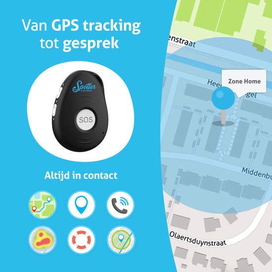 Spotter X10 GPS tracker - 4G - Waterdicht - Belfunctie - App - Zonder ...