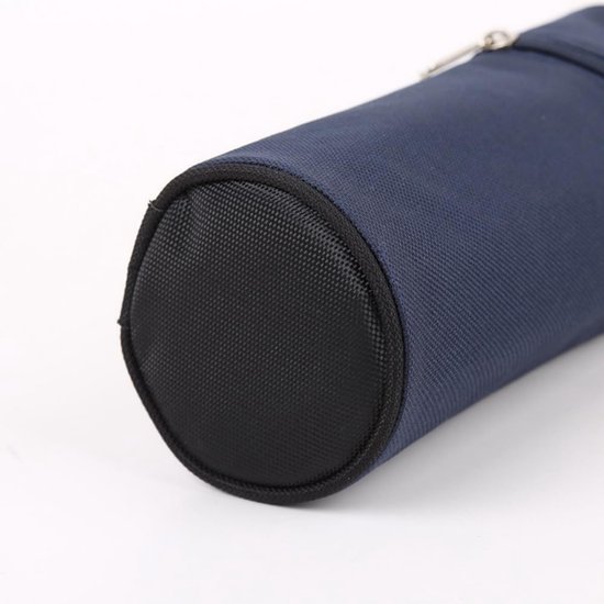 Isolatietas voor babyflessen, thermotas voor onderweg, donkerblauw, 22 x 8,5 cm - handige draagtas met geïsoleerde voering van Merkloos — afbeelding 2