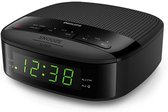 PHILIPS TAR3205 - Klokradio Digitaal - FM Radio (Dubbel Alarm - Sleeptimer - Compact Design - Digitale FM Radio - Batterij als Back-up - Zwart