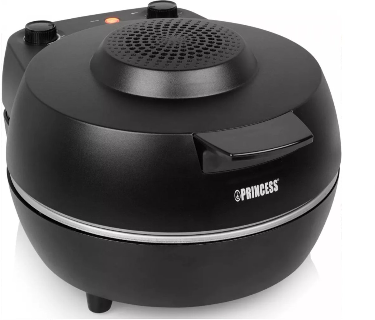 Bol.com Princess 115005 Pizzaoven - Pizzamaker en oven - Regelbare thermostaat en timer - 1200W - Keramische pizzasteen - 410 gr... aanbieding