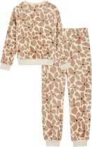 WE Fashion Meisjes fleecepyjama met print