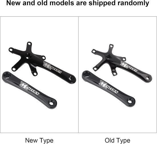 Fiets Crank Arm - 1 Paar Set van Fiets Trapairarm - 170 mm Aluminium Legering - Mountainbike Tandwiel BCD 130 mm van Merkloos	 — afbeelding 2