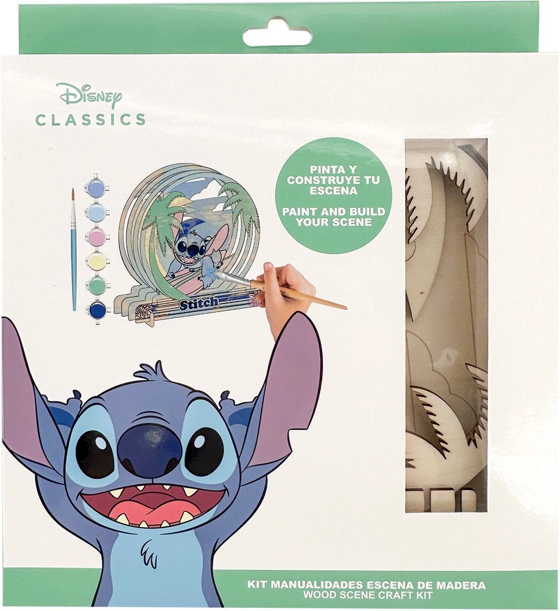 Stitch Houten Knutselen Meisjes – Schilderen voor kinderen – Disney Tekenset Jongens — afbeelding 3