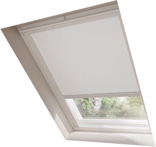 Store enrouleur Trend pour fenêtre de toit - Occultant - White - pour Velux : PK08