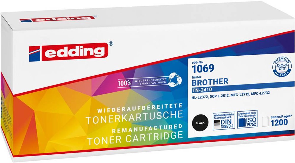 Edding EDD-1069 tonercartridge 1 stuk(s) Compatibel