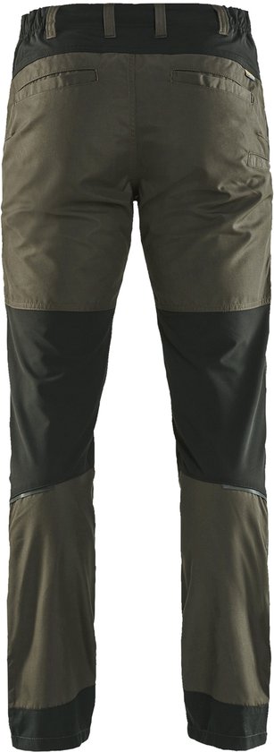 Blaklader 1456 Pantalon de travail de service Stretch Vert/ Zwart