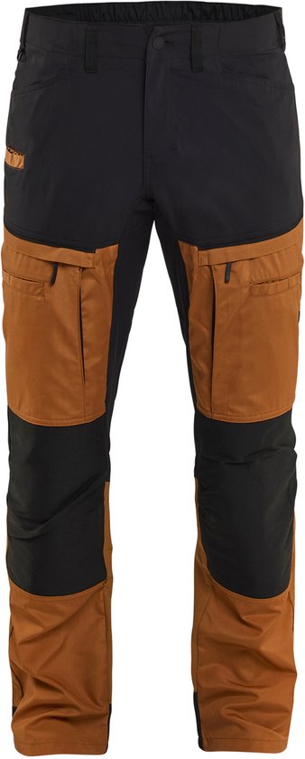 BLAKLADER SERVICE 14561845 Pantalon de travail HOMME Pantalon de sécurité Noir Zwart - Avec empiècements extensibles - Respirant - Léger