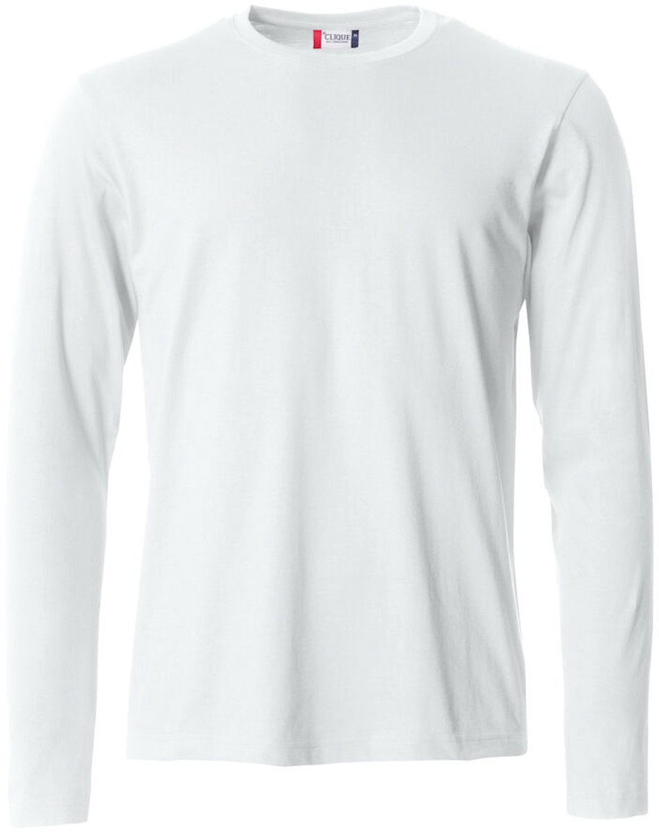 Clique Basic-T L/S 029033 - Wit - S