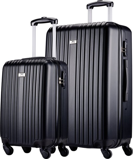Ensemble de valises Slazenger - 2 pièces - Bagage à main - Zwart