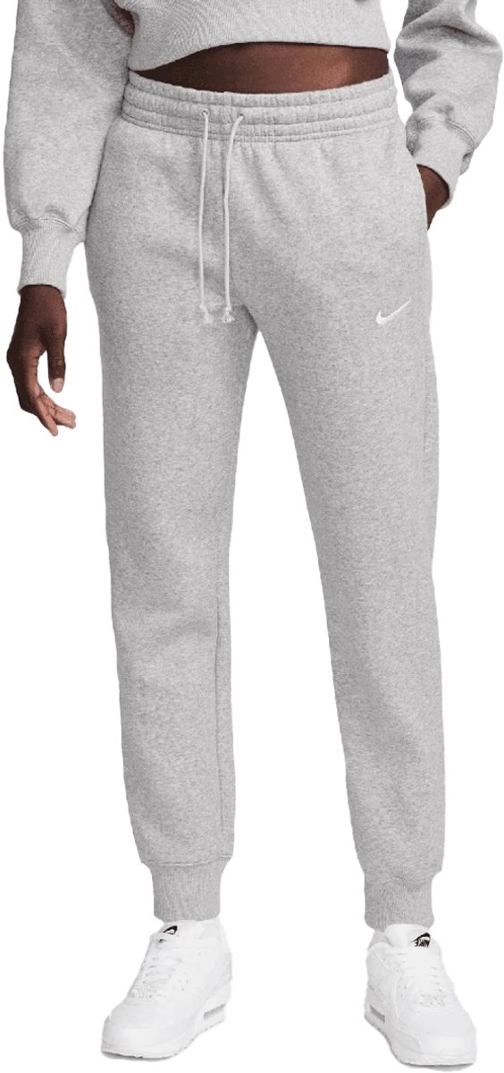 Nike sportswear phoenix fleece broek in de kleur . Grijs