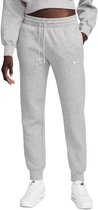 Nike sportswear phoenix fleece broek in de kleur grijs.