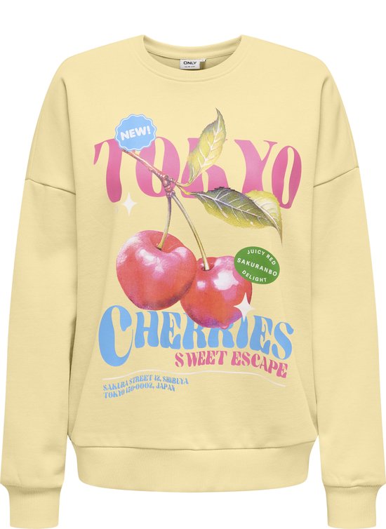 ONLY - ONLELO L/S PRINT BOX CS SWT Dames Trui