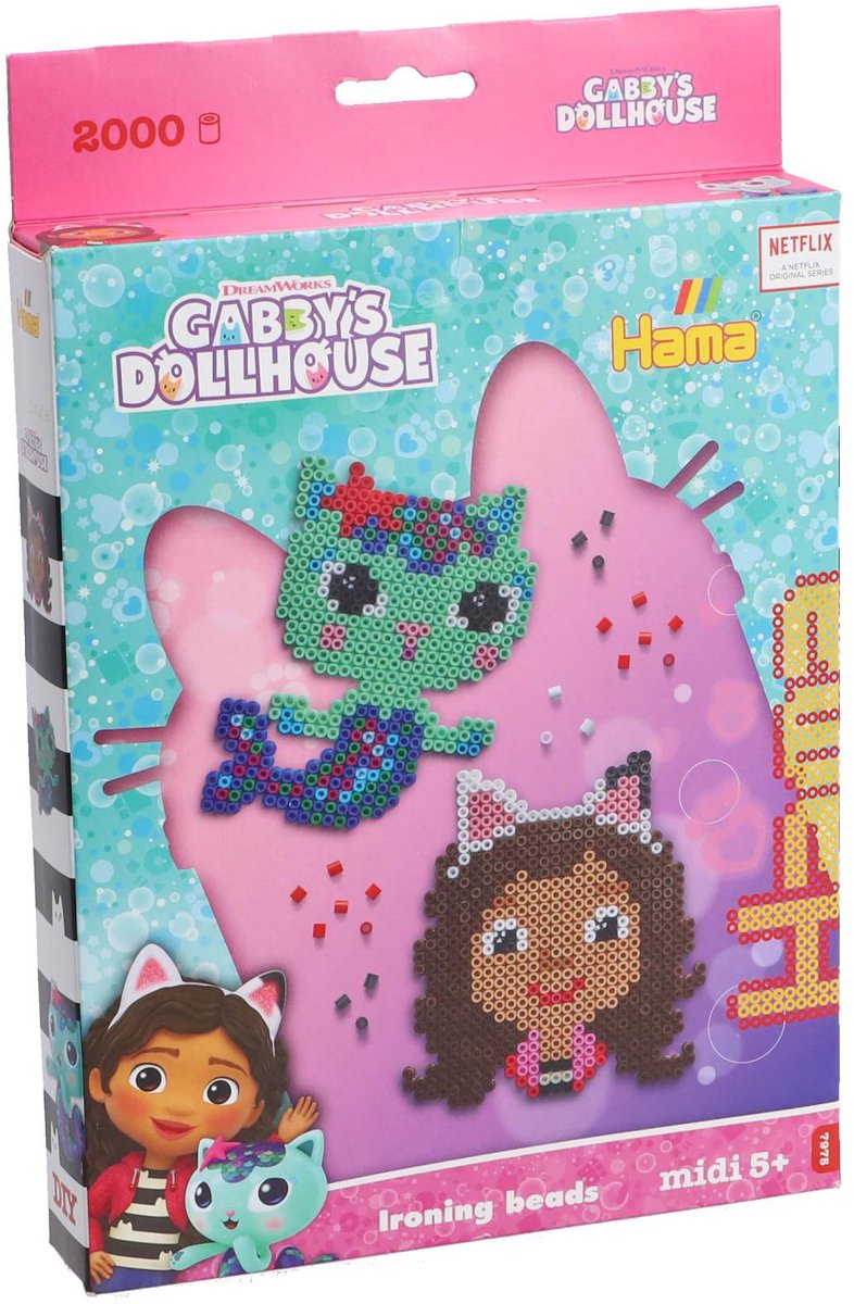 Hama Strijkkralen 7975 Gabby's Dollhouse 2000 Kralen