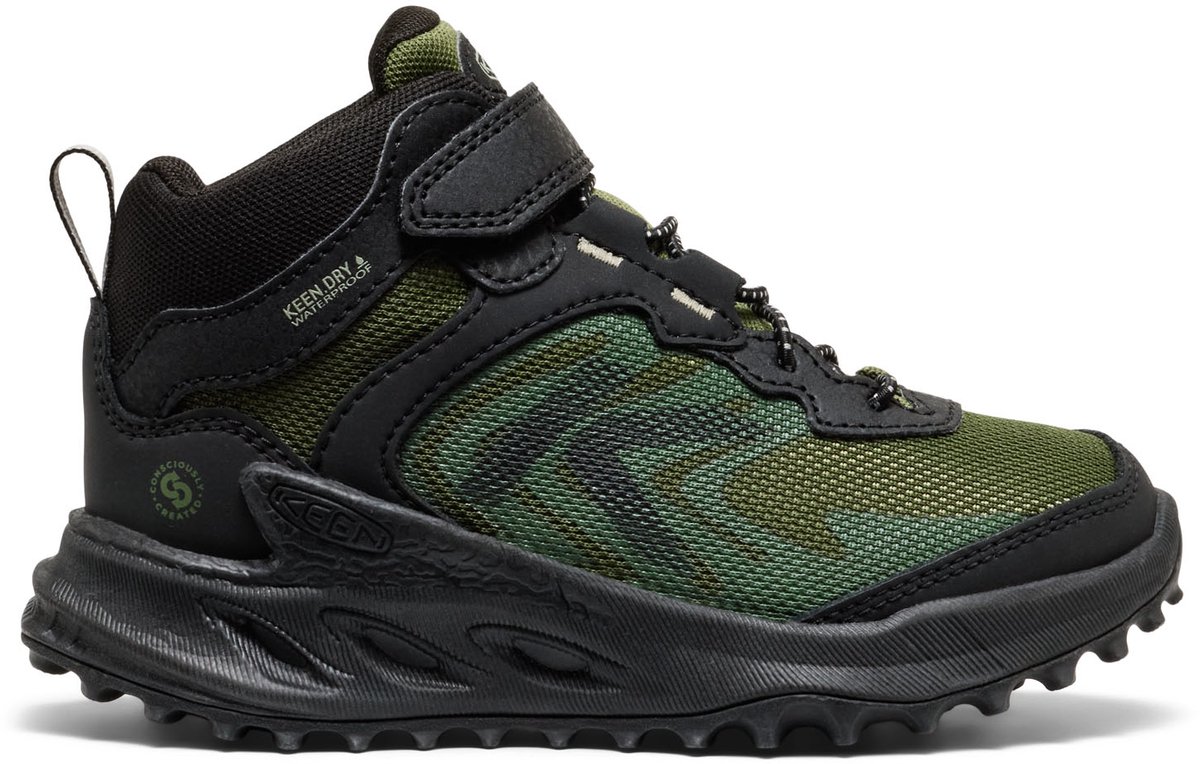 Keen Zionic Mid Younger Kids Wandelschoenen /Bronze Groen