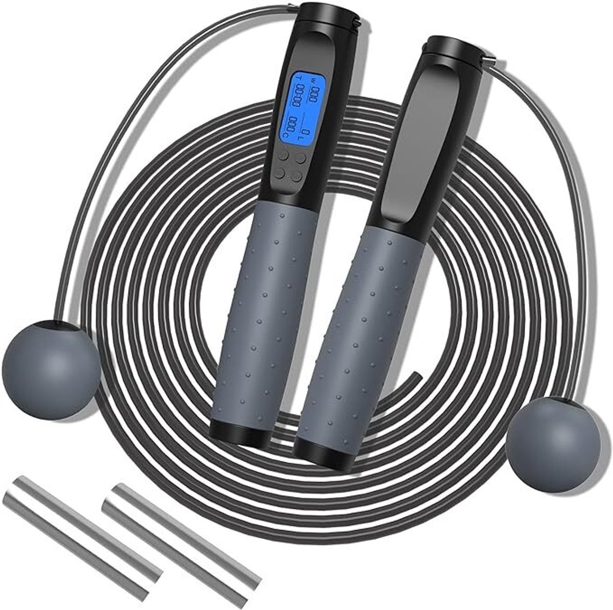 Solfit - Digitaal Springtouw - Smart Springtouw - Fitness Springtouw - Springtouw met Teller - Digitale Springtouw - Cardio Springtouw - ROPENETIC