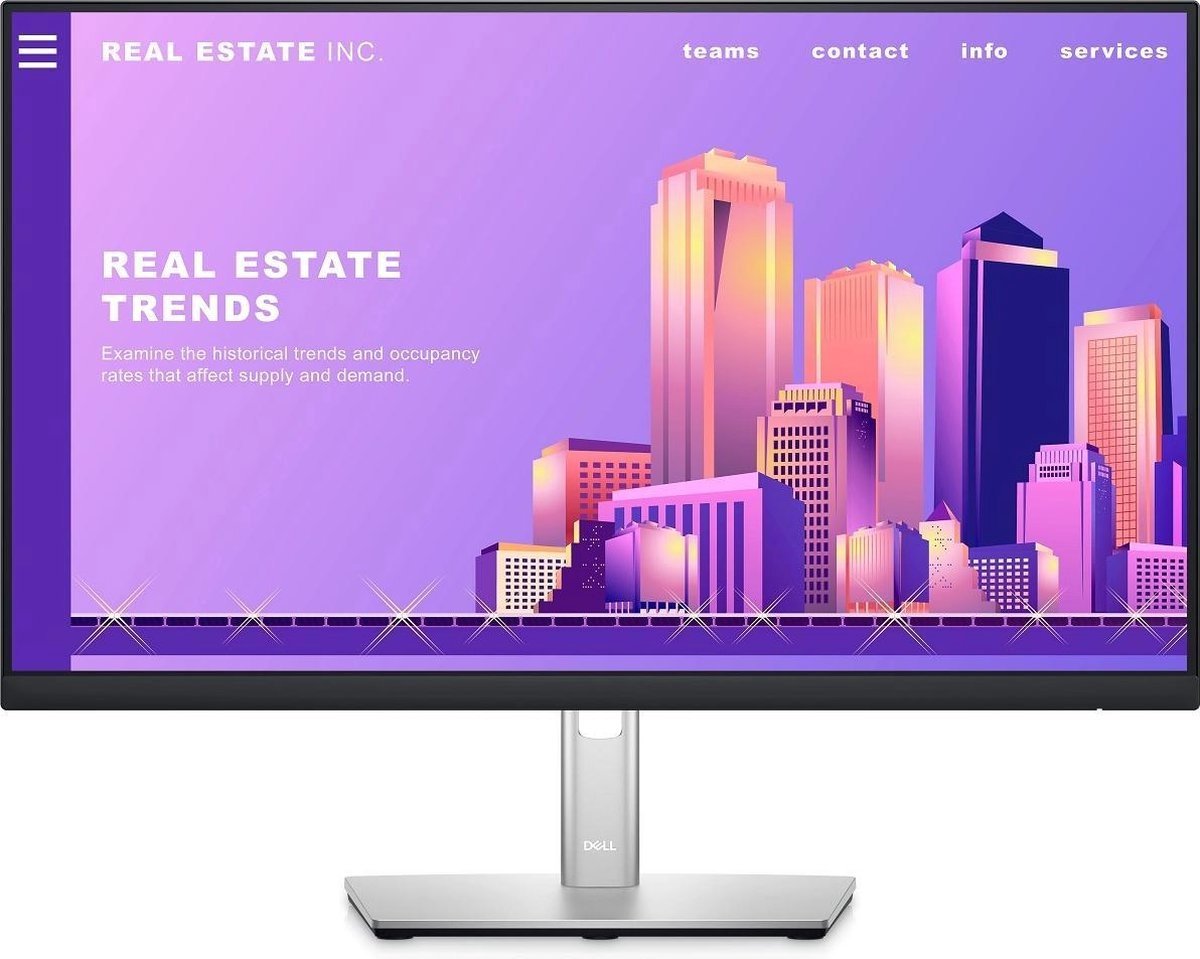 Dell P2422HE Monitor - Full HD IPS - 24 inch - ingebouwde USB-C