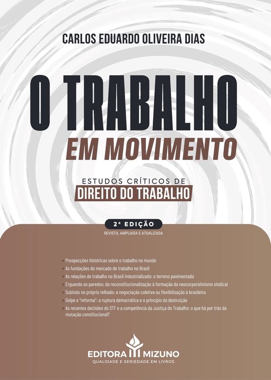 O Trabalho em Movimento - cover