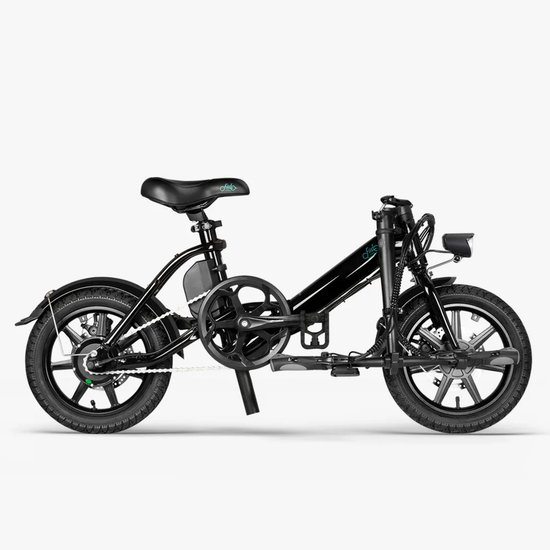 Fiido D3 Pro - Elektrische Vouwfiets - Zwart - 14 inch — afbeelding 2