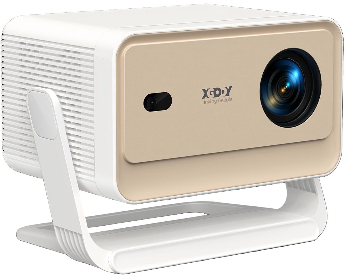 Projector – Beamer – Videoprojector – Home Cinema Projector – Android Projector Wit – Full HD 1920x1080 – Smart Wifi Verbinding