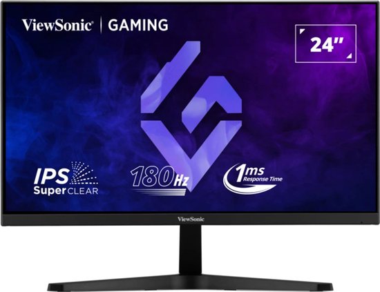 ViewSonic VX24G1-HD - LED-monitor 24" - 1920 x 1080 Full HD (1080p) - IPS - 180 Hz - 300 cdm² - 1000:1 - 1 ms - HDR10 - 2xHDMI, DisplayPort