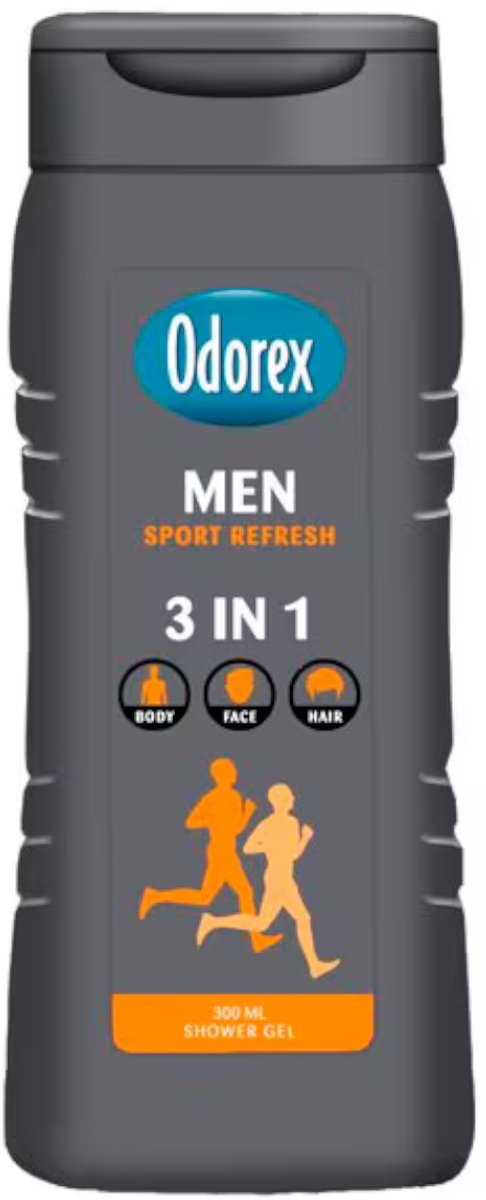 Odorex Douchegel For Men 3-in-1 Sport Refresh - 300 ml