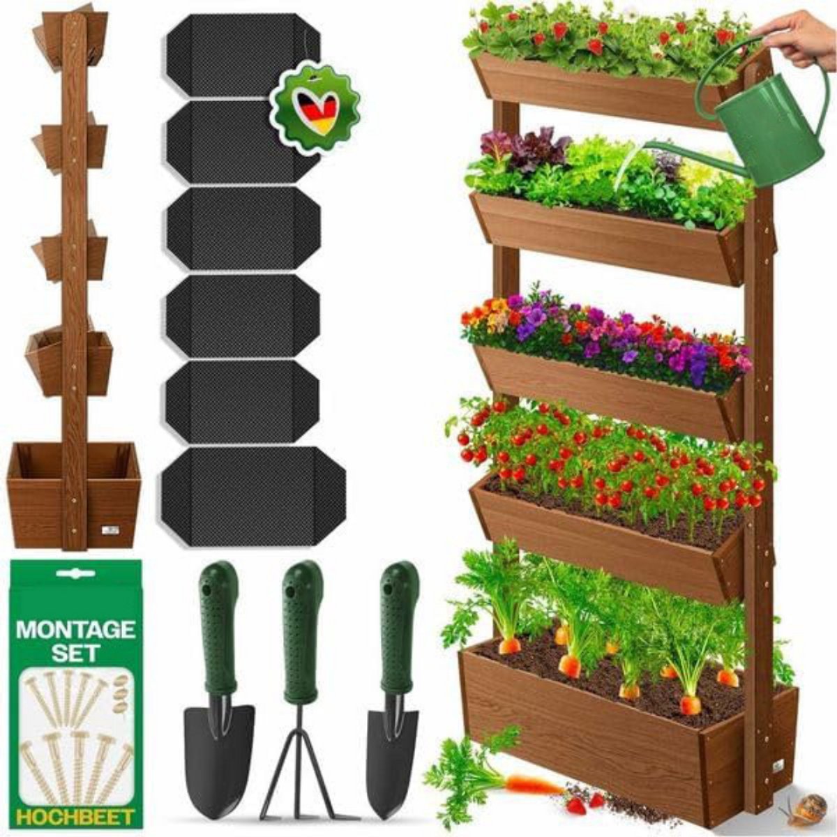 DailySupplies® Verticale Moestuin - Plantenrek Tuin - Kweekzak - Waterdicht