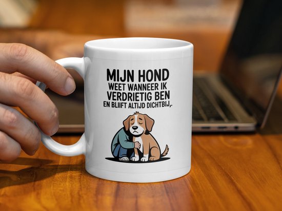Tasse « Mon chien sait », amour des animaux, cadeau pour propriétaire de chien, tasse avec citation drôle sur les chiens, tasse d'amour pour les animaux de compagnie, meilleur ami, compagnon canin