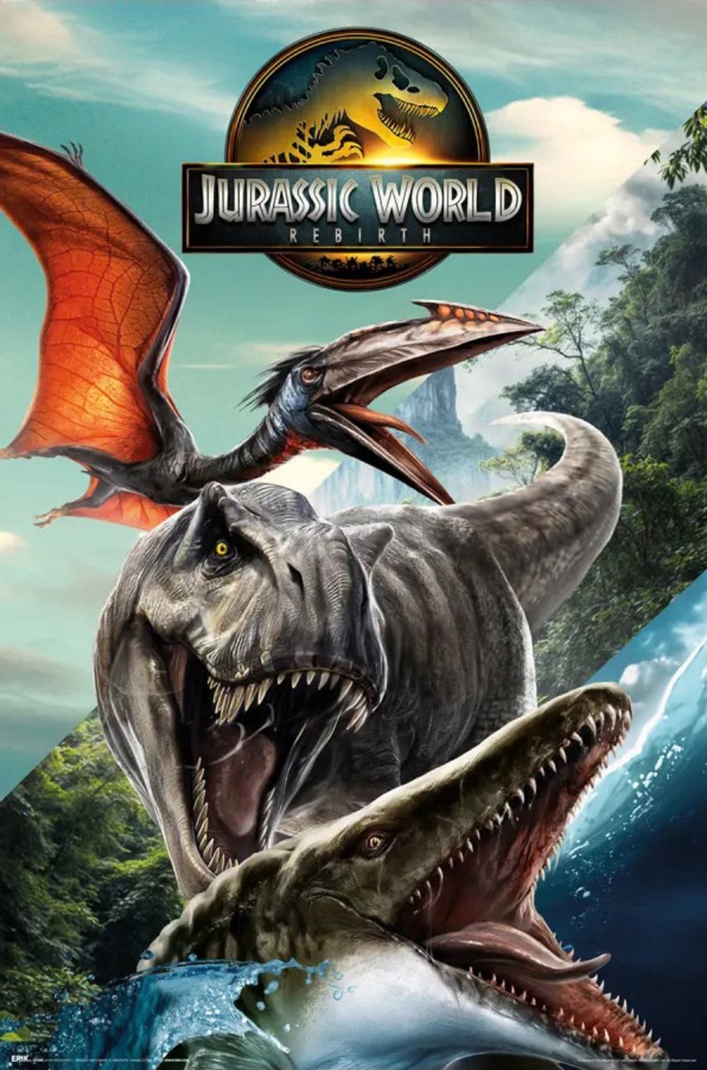 Grupo Erik Poster Jurassic World - Rebirth 61x91,5cm Divers