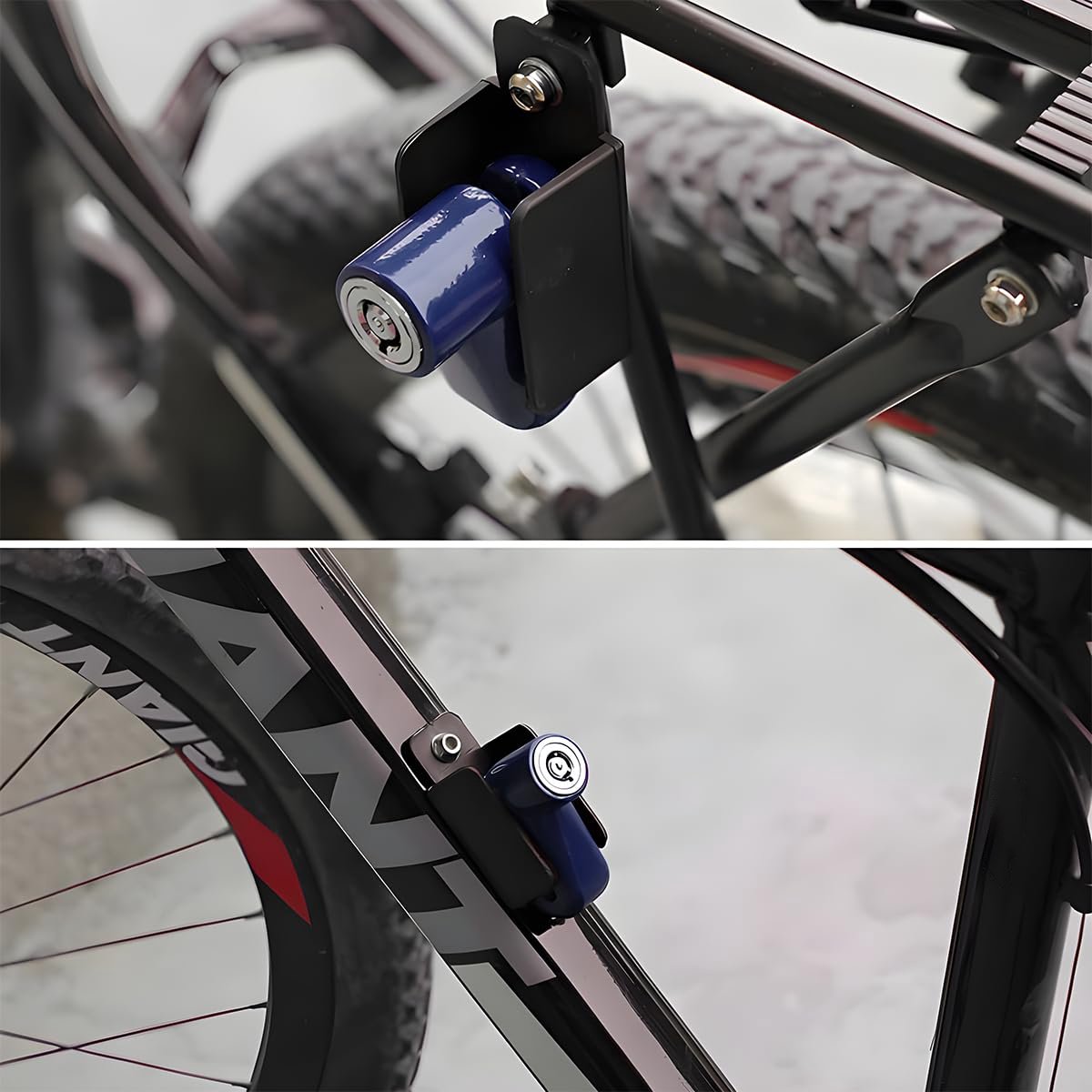 Remschijfslot voor motorfietsen - Schijfremslot - Fiets Remslot - Antidiefstalbeveiliging - Fiets - E-bike - Motor - Scooter - Brommer - Schijfrem Slot - Universeel - Fietsslot - Zwart – foto 4