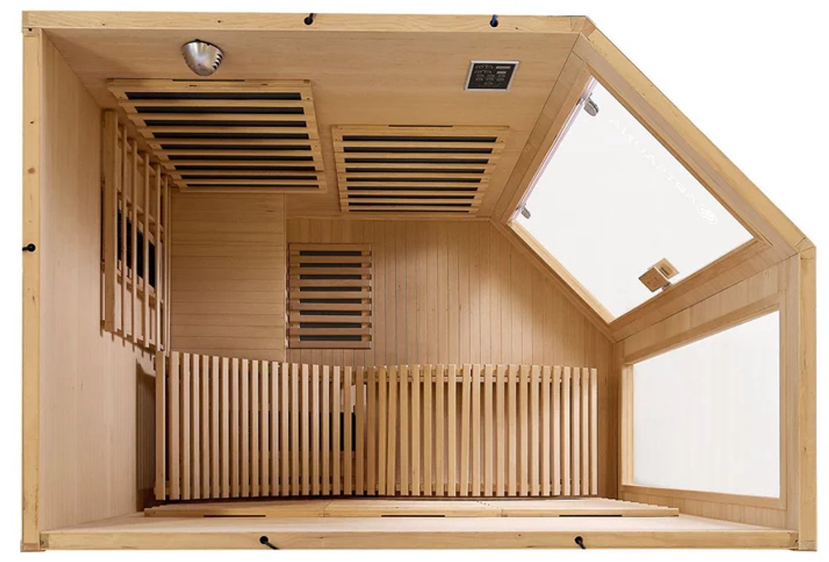 Infraroodcabine Kolding - 130x190x190 cm - Triplex Verwarmingssysteem - 2 personen thumbnail 4