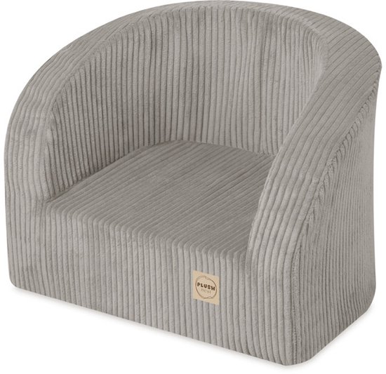 Plush Nest Kinderfauteuil Beige Corduroy - Peuterstoel Zacht & Licht - 12+ maanden - 40x53 cm van Merkloos — afbeelding 2