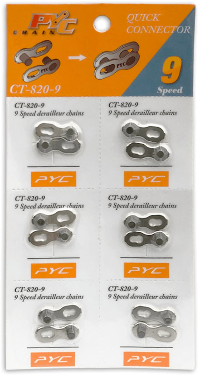 P.Y.C. Connector link 9 speed