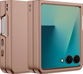 ShieldCase Roségoud Telefoonhoesje geschikt voor Samsung Galaxy Z Flip 7 – Roségoud Telefoonhoesje – Dunne & Flexibele Softcase – Schokbestendige Backcover – Slank Design voor Z Flip7