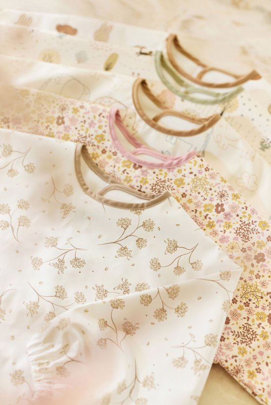Jollein - Slab Waterproof Met Mouw - Flower Fairies - Polyester - Polyurethaan - Slabbetjes Baby - 75 cm van Merkloos — afbeelding 4